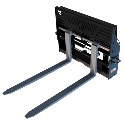 Quick Attach 48" POWER LIFT-N-STACK Hydraulic Pallet Forks