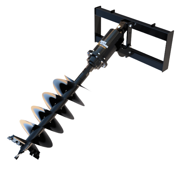 Quick Attach Bore Pig HD Earth Auger