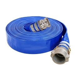 2" x 50' PVC Discharge Hose w/QD Ends