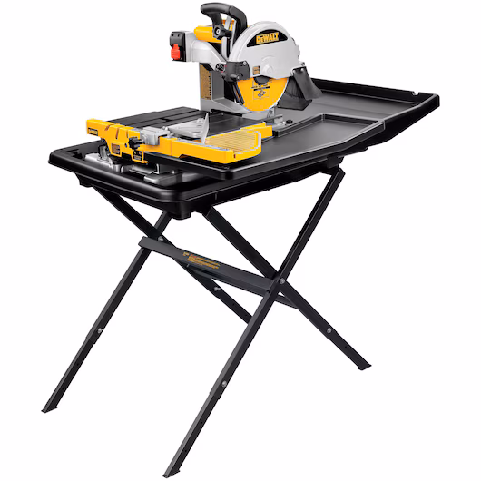DEWALT 10" Wet Tile Saw with Stand