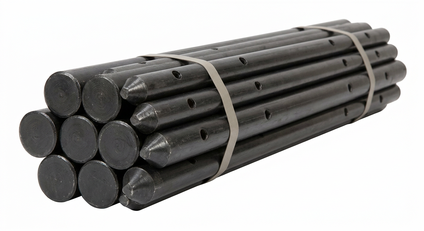 Grip-Rite 3/4 in. x 24 in. Round Stake (5 count)