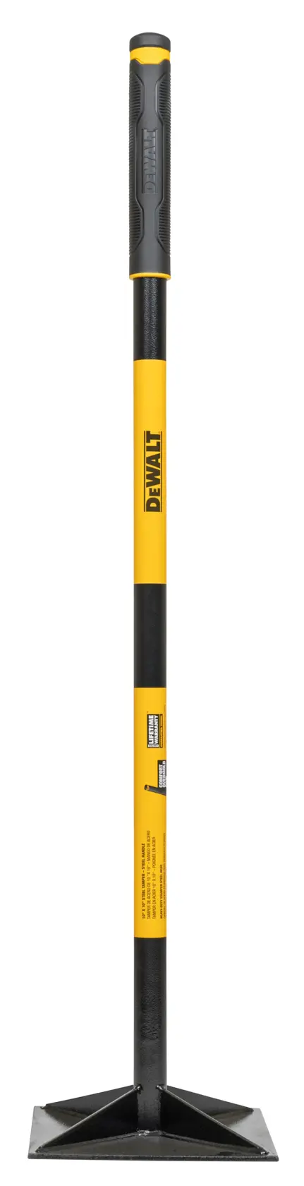 DEWALT Black Steel Tamper