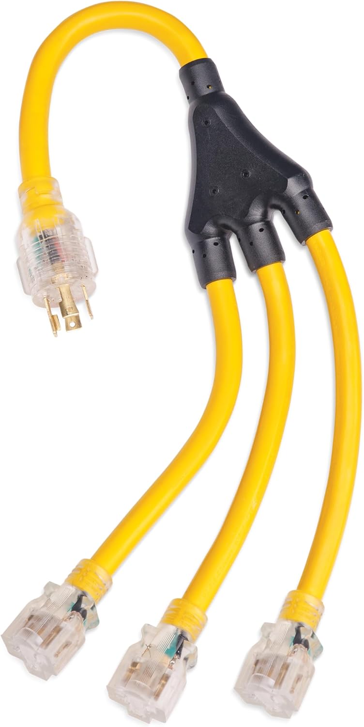 Champion 2 ft 30A 125/250V Generator Adapter Cord