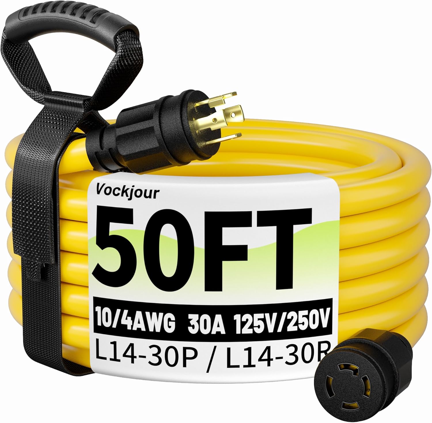 50 Ft 30 Amp Heavy Duty Outdoor Generator Extension Cord